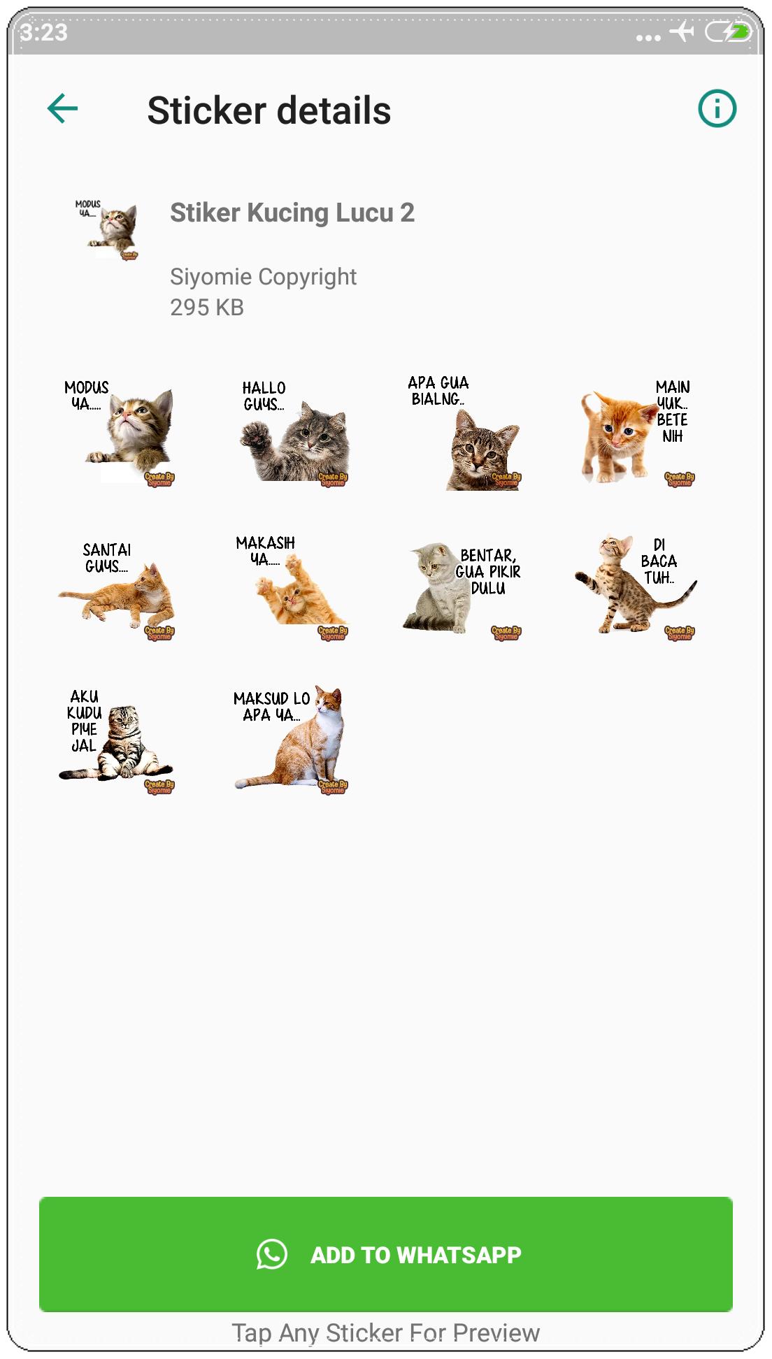 Stiker Kucing Lucu Wastickerapps For Android Apk Download