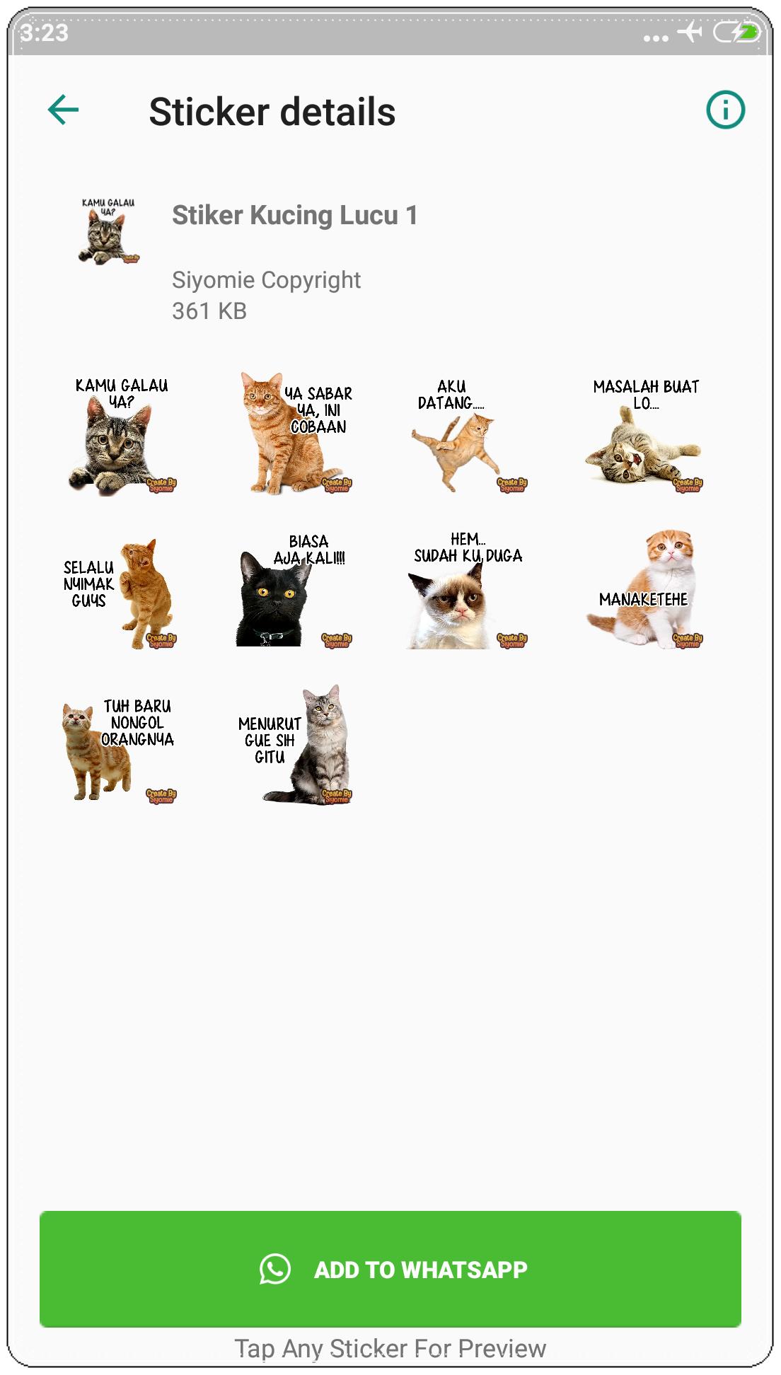 Stiker Kucing Lucu Wastickerapps For Android Apk Download