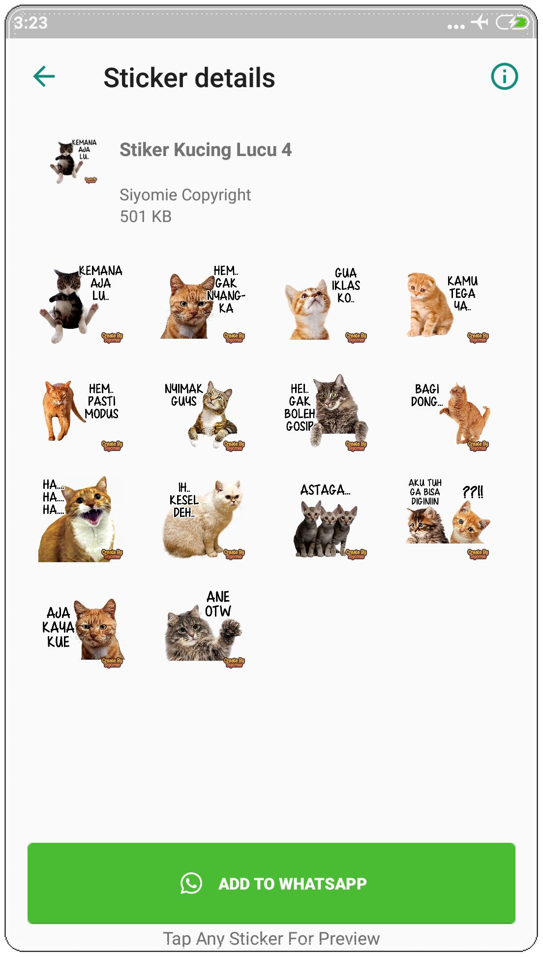 Stiker Kucing Lucu Wastickerapps For Android Apk Download