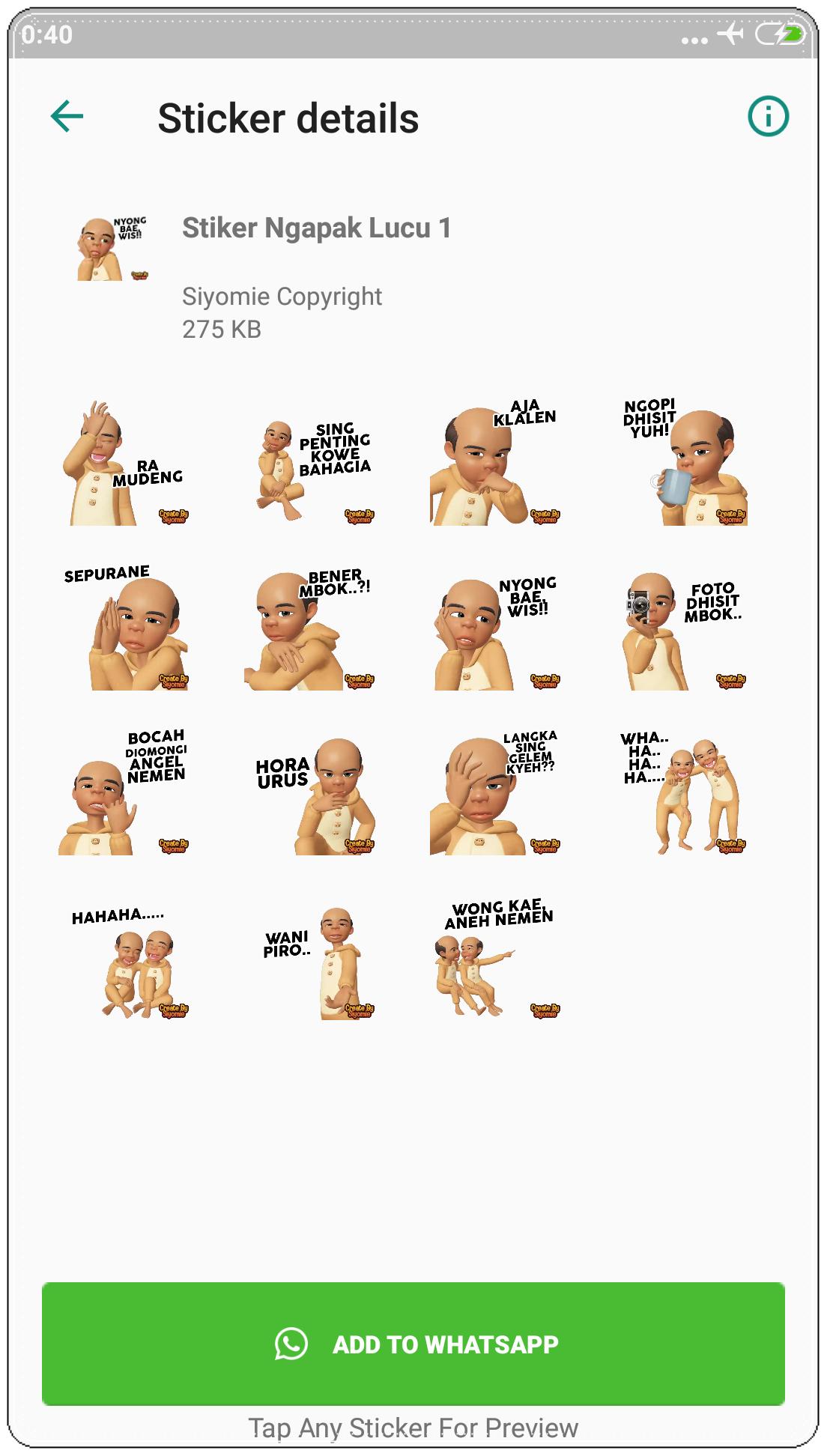 Android용 Stiker Ngapak Lucu WAStickerApps - APK 다운로드