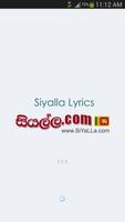 Siyalla Sinhala Lyrics plakat