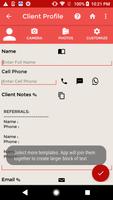 Client Record-Customer CRM App syot layar 1