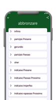 Verbi italiani Coniugazione 截圖 1