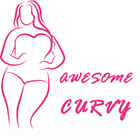 Awesome Curvy Lady Shopping icône