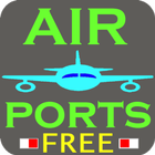 Airport codes FREE-icoon