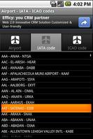 برنامه‌نما Airport codes FREE عکس از صفحه