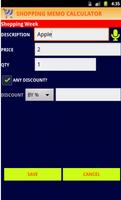 Shopper Memo ảnh chụp màn hình 3