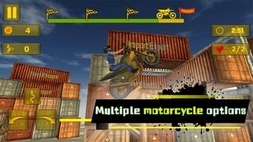 Motorcycle Stunt Poster