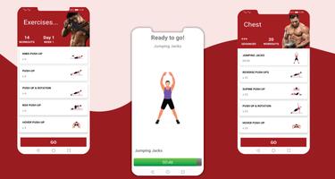 Home Workout - Body Fitness Exercises screenshot 1