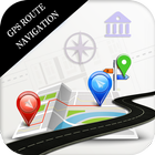 Поиск и навигация GPS-маршрута иконка