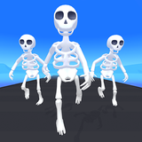 Skeleton Clash・3D Running Game icon
