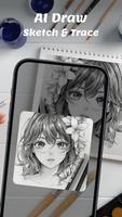 Draw Sketch AR: Trace Anything الملصق