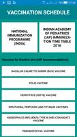 Vaccine Schedule स्क्रीनशॉट 1