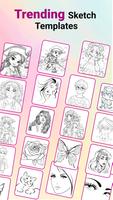 Sketch and trace: Digital Art poster