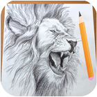 How to Draw Lion icon