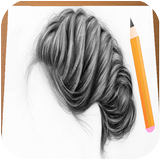 How to Draw Realistic Hair icon
