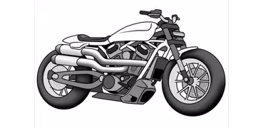 Draw Motorcycles: Cruiser