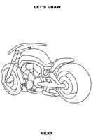 Draw Motorcycles: Cruiser capture d'écran 3