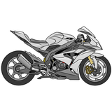 Draw Motorcycles: Sport icono