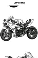 Poster Draw Motorcycles: Sport