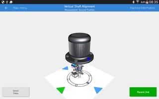 برنامه‌نما SKF Vertical shaft alignment  عکس از صفحه