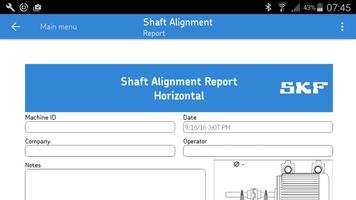 SKF Shaft alignment screenshot 3