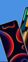 Neon Colored Shapes Wallpapers पोस्टर