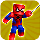 SpiderMan Skin Mod Minecraft icône