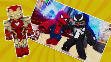 SpiderMan Skin Mod Minecraft screenshot 2