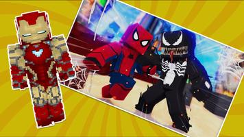 SpiderMan Skin Mod Minecraft capture d'écran 2