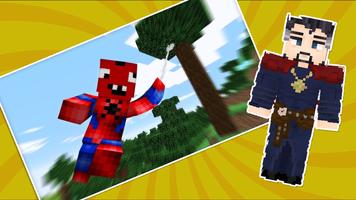 SpiderMan Skin Mod Minecraft screenshot 3