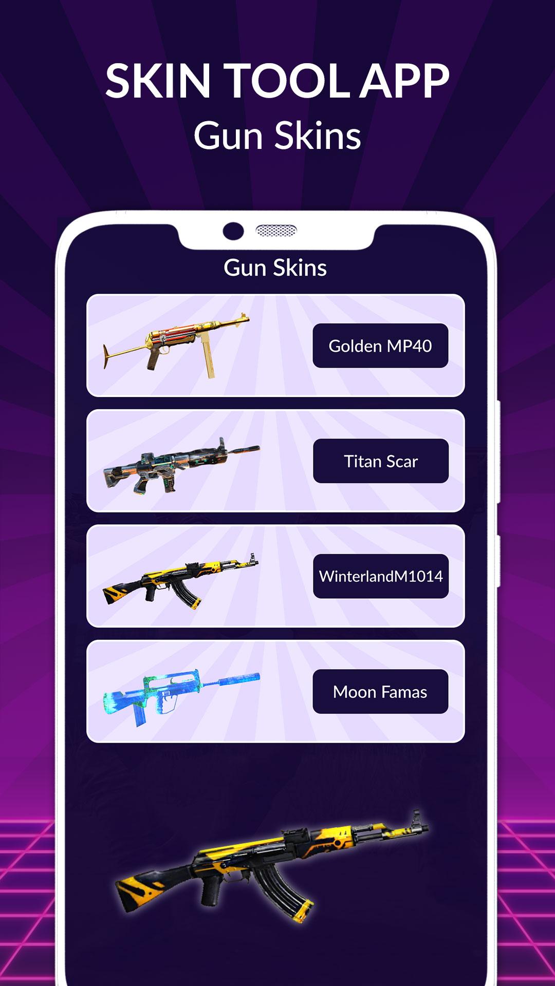 Best skin tool app free fire ! skin tool application ! all gan skin in ff  GFF GAMINIG #freefire 