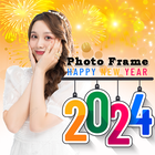 Happy New Year 2024 Frame icône