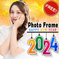 Happy New Year 2024 Frame Affiche