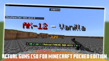 Actual Guns CSO Mod Minecraft imagem de tela 1