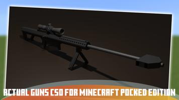 Actual Guns CSO Mod Minecraft imagem de tela 3