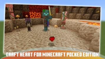 Craft heart Mod MCPE imagem de tela 1