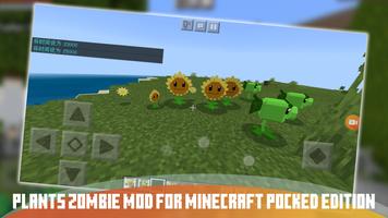 Mod Plants Zombies & Skins Affiche