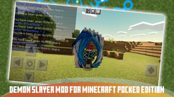 Mod Demon Slayer & Skins MCPE 海報