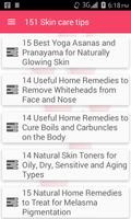 151 Skin care tips plakat