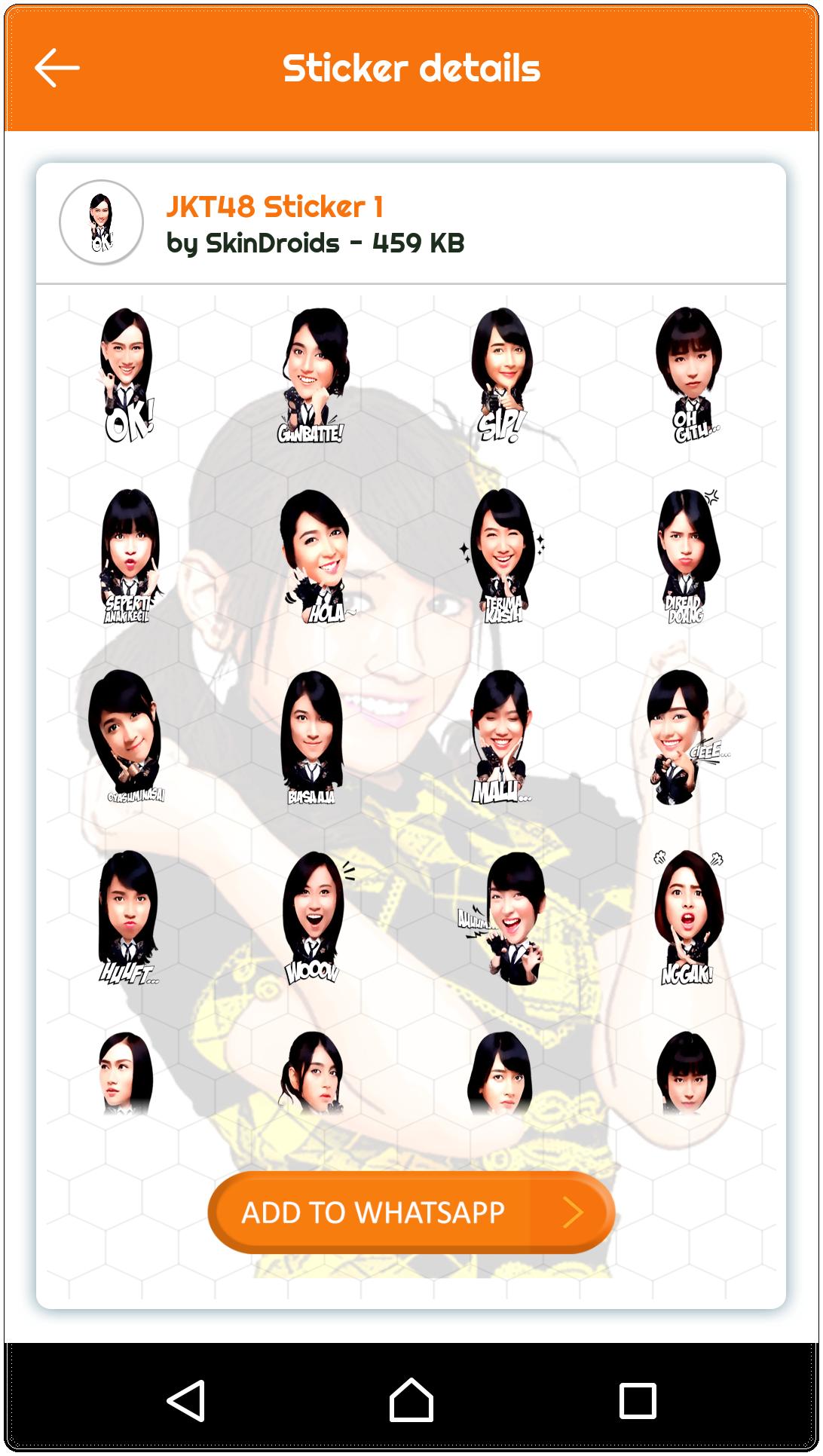 Stiker Jkt48 For Whatsapp For Android Apk Download