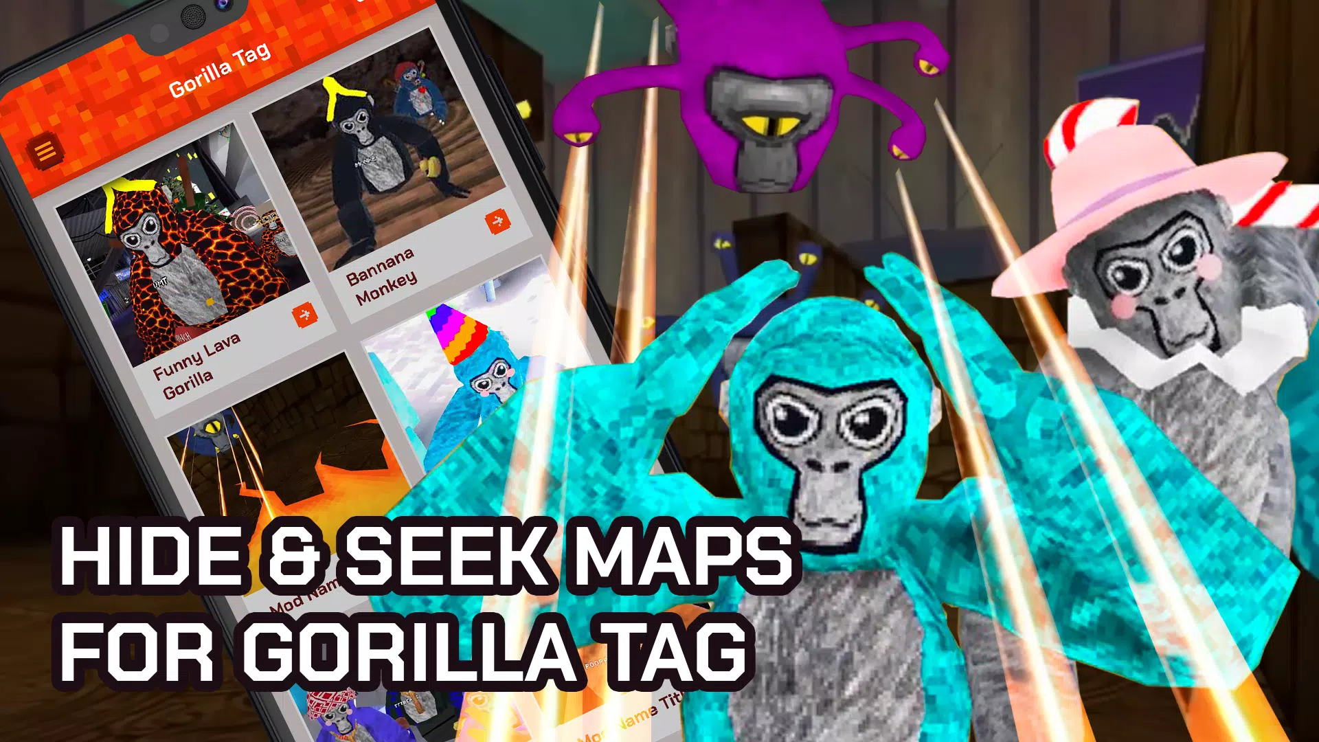 Gorilla Hide 'n Seek: Tag Game APK for Android Download