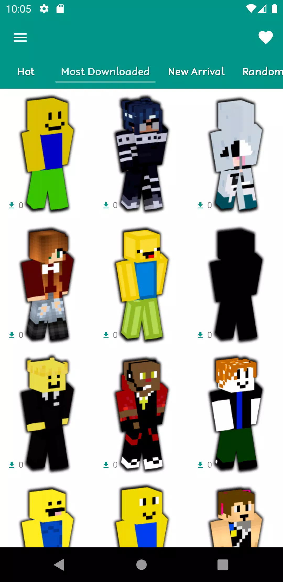 ROBLOX Noob  Minecraft PE Skins