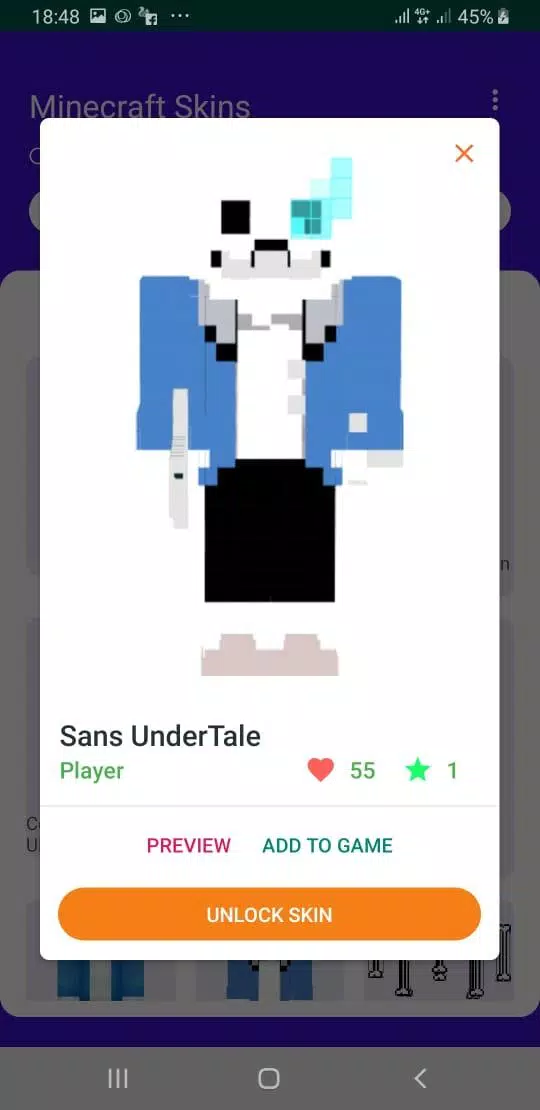 Sans Minecraft Skins