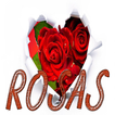 Rosas con poemas y Saludos