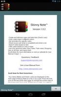 SkinnyNote Notepad الملصق