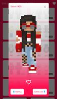 Free Girls Skins for Minecraft 2019 Cartaz