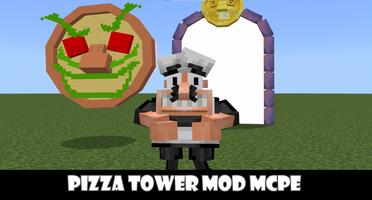 Pizza Tower Mod Minecraft Affiche