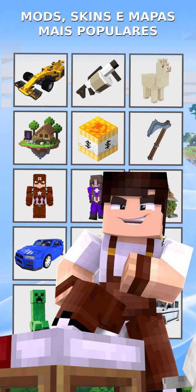 Baixar APK de Mods Maps Skins for Minecraft para Android - Última Versão