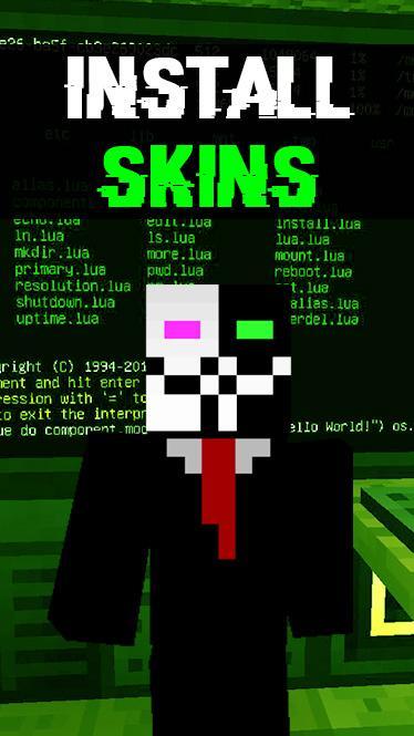 Hacker Skins For Minecraft Pe For Android Apk Download - roblox hacker skins